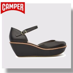 Camper Damas Black Platform Mary Janes size 40